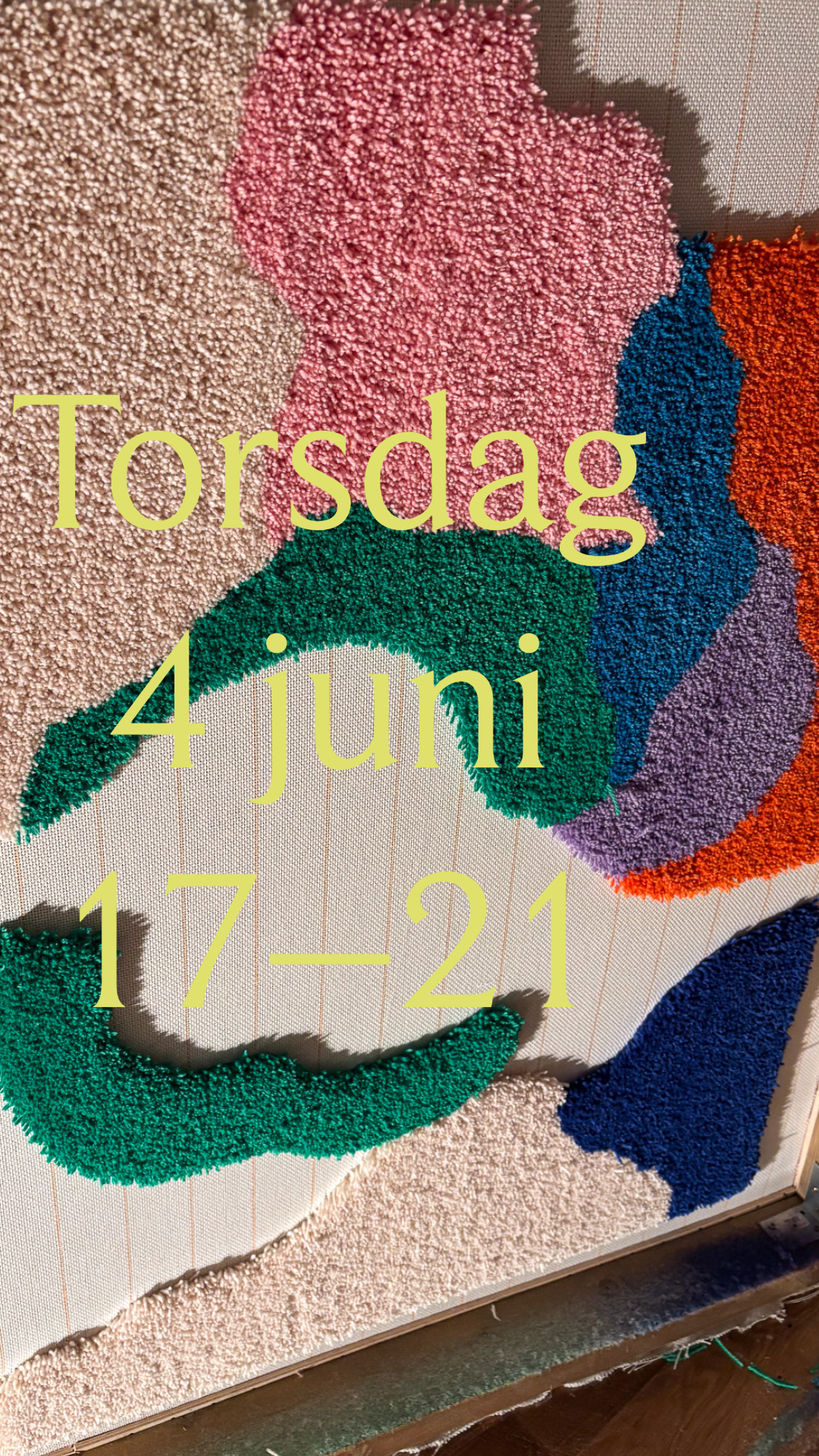 Tuftningskurs Falun, torsdag 4 juni kl. 17–21